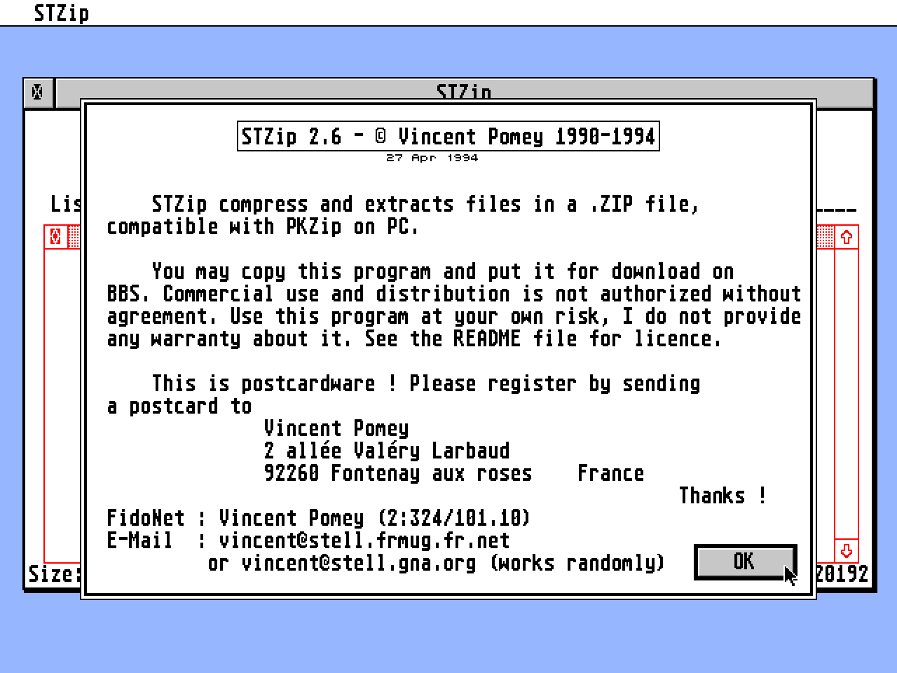 STZIP — screenshot 1